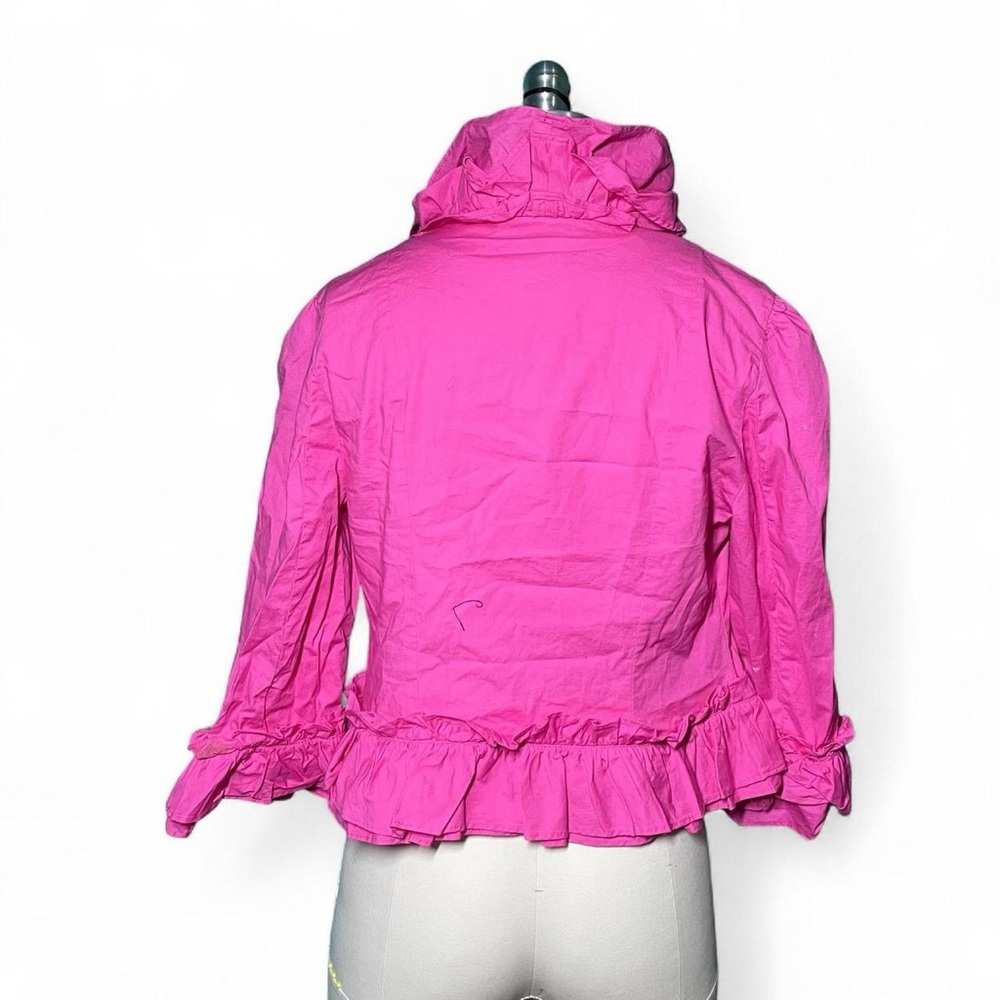 INC Pink Ruffled Women's Top - Picture 3 of 5